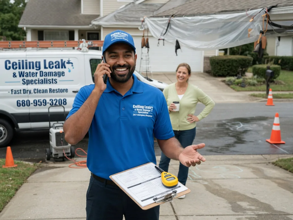Ceiling Leak Cleanup Elk Horn, IA FAQs